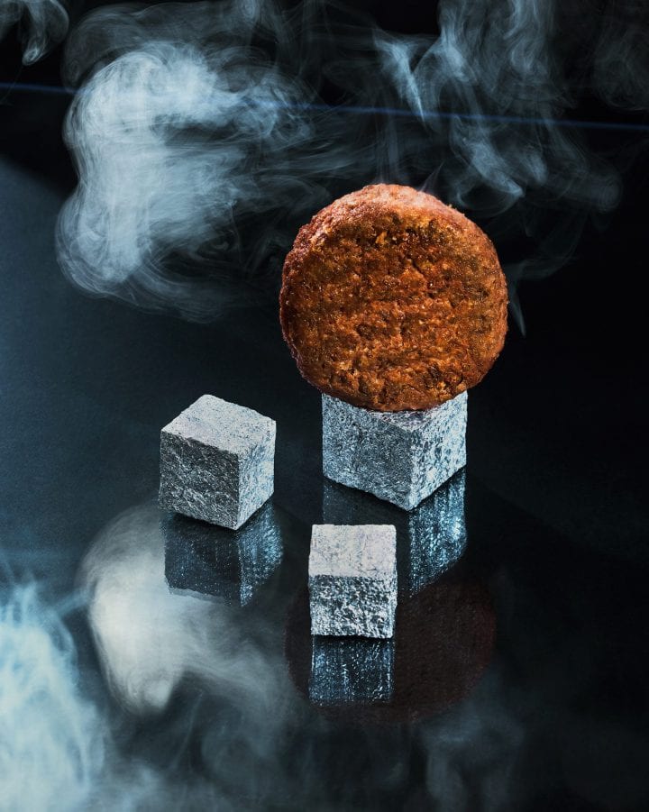 silver foil cubes beyond meat for chapter magazine by marlene mautner and erli gruenzweil 2019